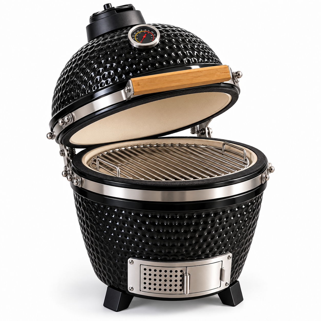 Barbecue Kamado 13 pouces – Compact – Cuisine extérieure 6 Barbecue Kamado 13 pouces – Compact – Cuisine extérieure – Image 4